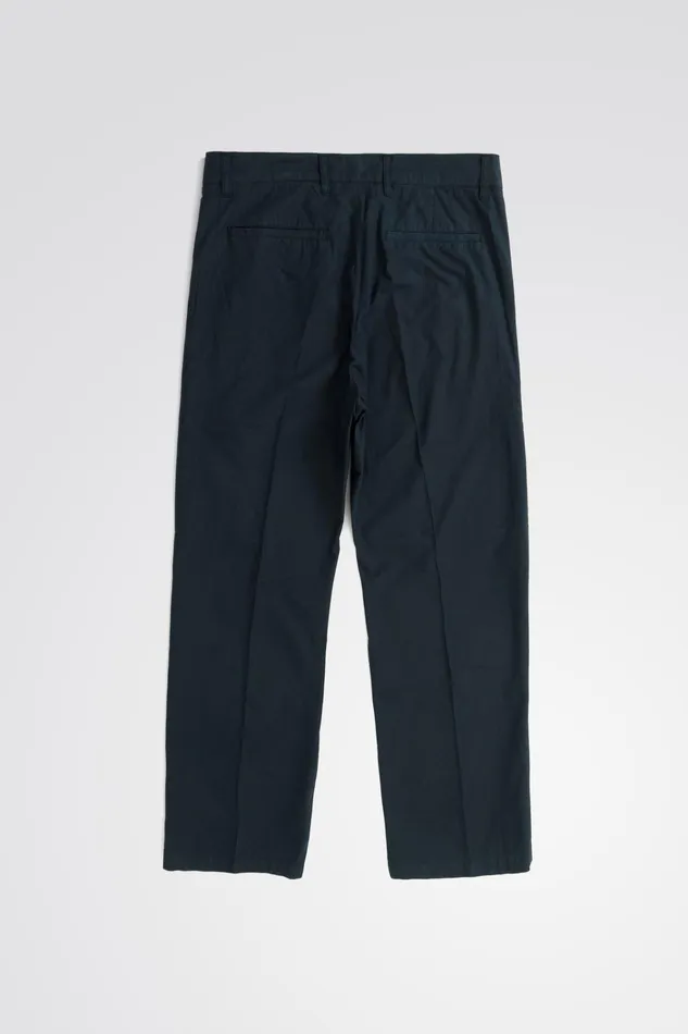 Men Andersen Regular Typewriter Flat Front Trouser Dark Navy Norse Projects Trousers