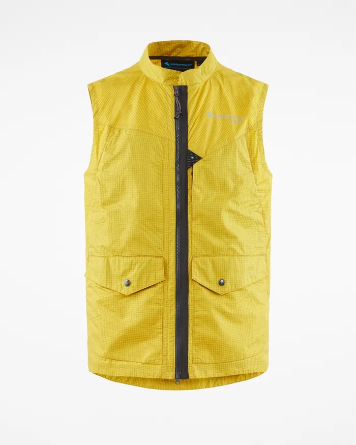 Men Ansur Windproof Vest Sulphur Raven Klttermusen Vests