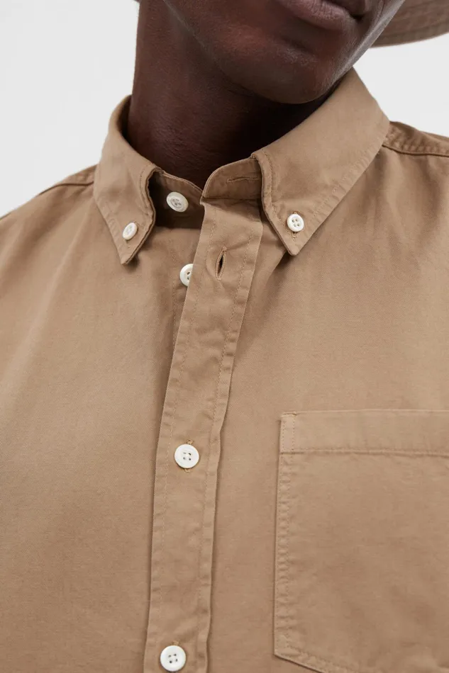 Men Anton Light Twill Shirt Utility Khaki Norse Projects Shirting