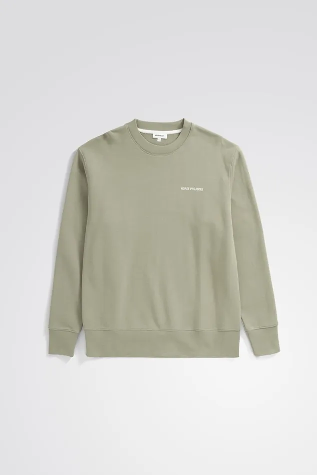 Men Arne Logo Sweat Clay Norse Projects Sweatshirts
