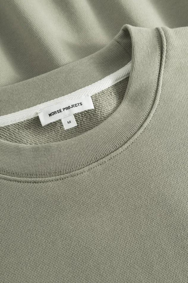 Men Arne Logo Sweat Clay Norse Projects Sweatshirts