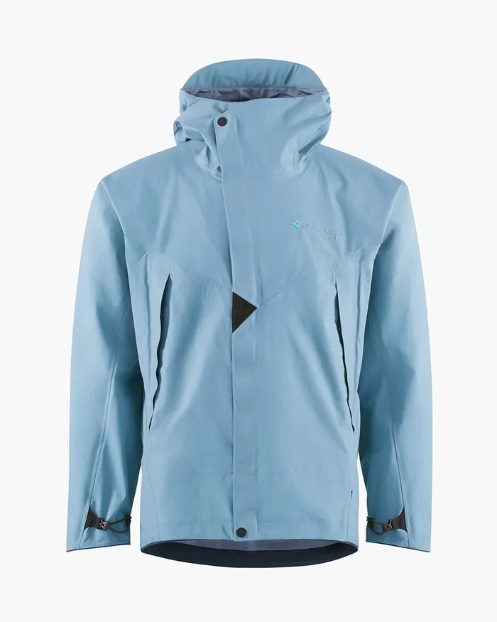 Men Asynja Lightweight CutanJacket Blue Granit Klttermusen Waterproof Jackets