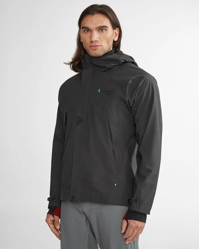 Men Asynja Lightweight CutanJacket Raven Klttermusen Waterproof Jackets