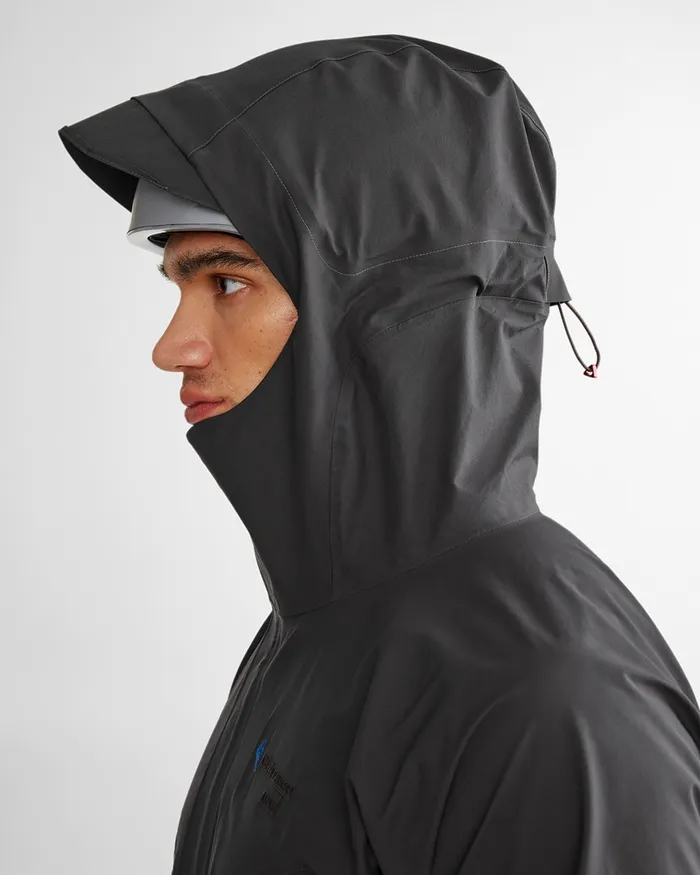 Men Asynja Lightweight CutanJacket Raven Klttermusen Waterproof Jackets