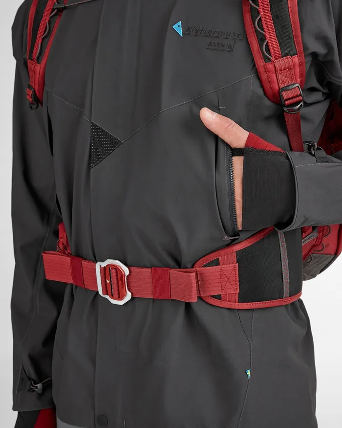 Men Asynja Lightweight CutanJacket Raven Klttermusen Waterproof Jackets