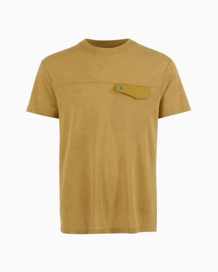 Men Aurvandil SS Tee M039s Short Sleeved Tee Off The Mountain Dark Straw Klttermusen TShirts Men Aurvandil SS Tee M039s Short Sleeved Tee Off The Mountain Dark Straw Klttermusen TShirts