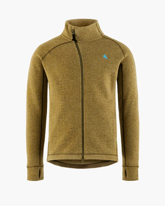 Men Balder Zip Thermal MidLayer Juniper Green Klttermusen Fleeces and Sweaters