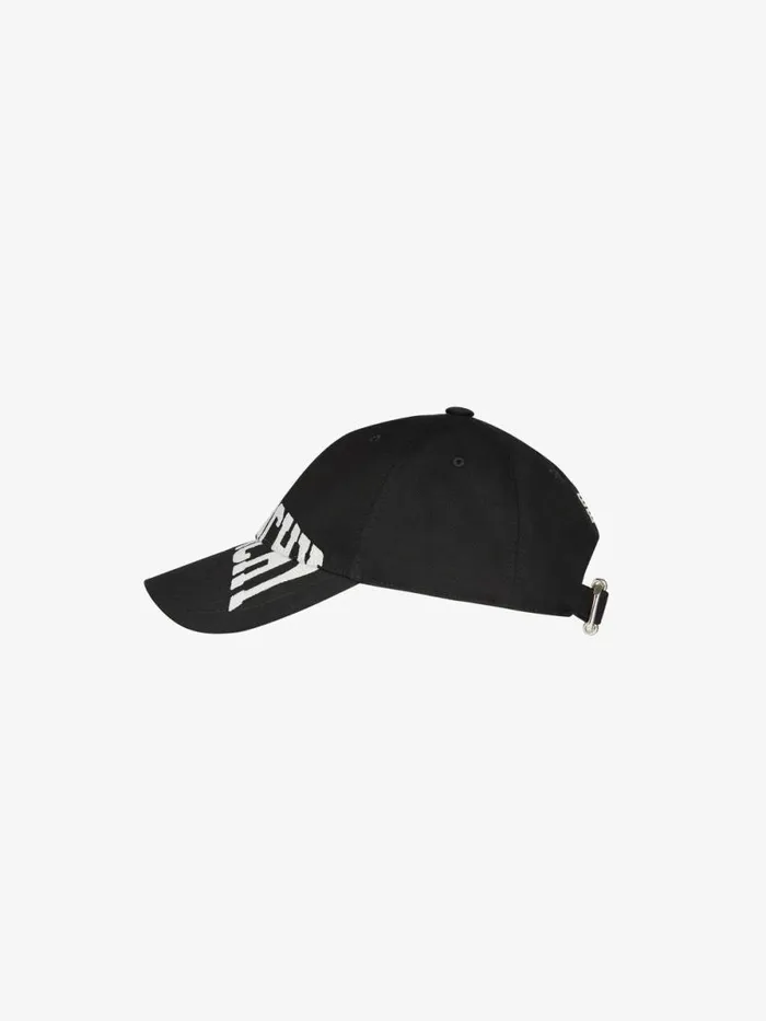 Men Beanies and Caps Givenchy GIVENCHY Embroidered Cap Black Men Beanies and Caps Givenchy GIVENCHY Embroidered Cap Black