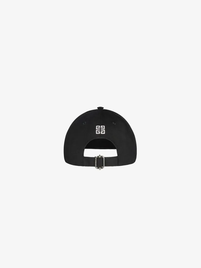 Men Beanies and Caps Givenchy GIVENCHY Embroidered Cap Black Men Beanies and Caps Givenchy GIVENCHY Embroidered Cap Black