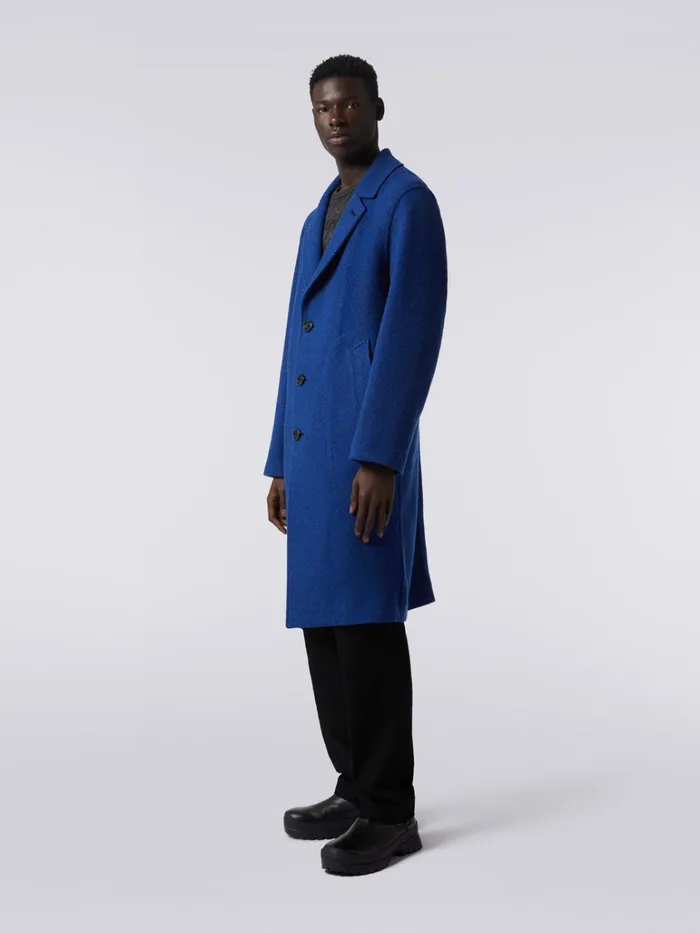 Men Boiled Wool Herringbone Coat Blue Missoni Coats and Jackets Men Boiled Wool Herringbone Coat Blue Missoni Coats and Jackets