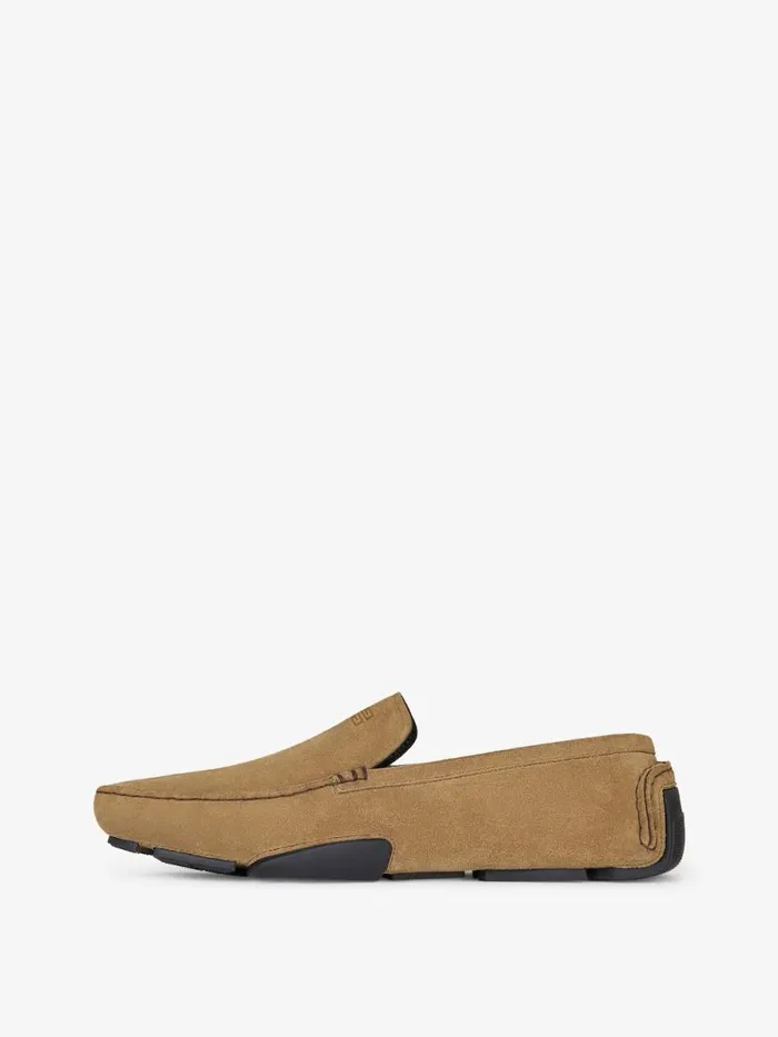 Men Boots and Loafers Givenchy Mr G Driver Loafers In Suede Light Brown Men Boots and Loafers Givenchy Mr G Driver Loafers In Suede Light Brown