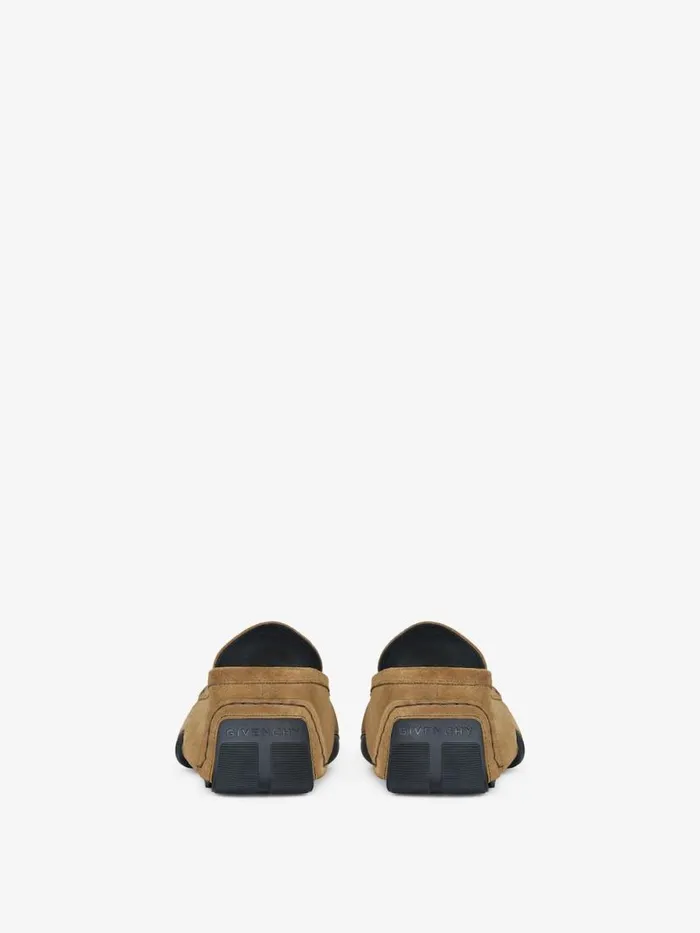 Men Boots and Loafers Givenchy Mr G Driver Loafers In Suede Light Brown Men Boots and Loafers Givenchy Mr G Driver Loafers In Suede Light Brown
