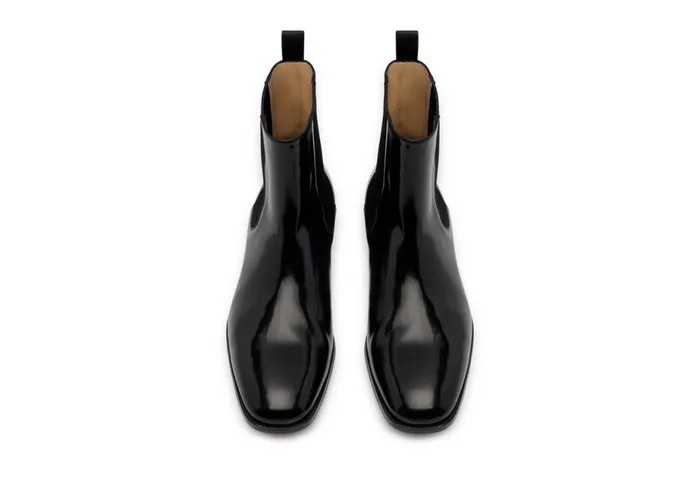 Men Boots Tom Ford Patent Alec Chelsea Boot Black Men Boots Tom Ford Patent Alec Chelsea Boot Black