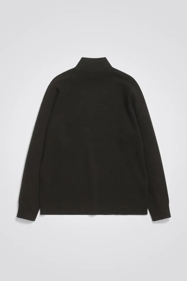 Men Bruce Milano Mock Neck Beech Green Norse Projects Knitwear