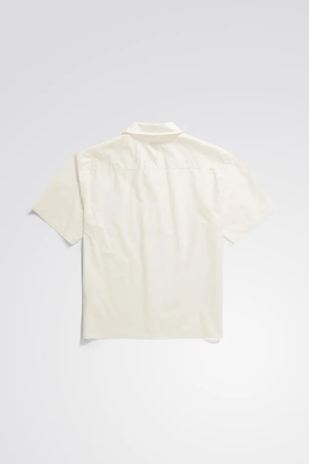 Men Carsten Cotton Tencel Shirt Enamel White Norse Projects Shirting