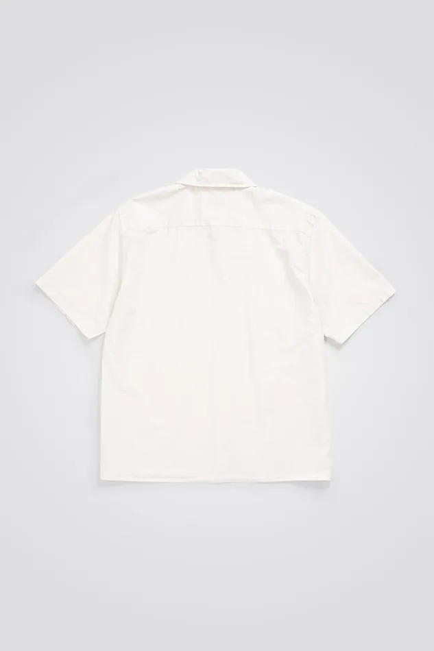 Men Carsten Cotton Tencel Shirt Marble White Norse Projects Shirting