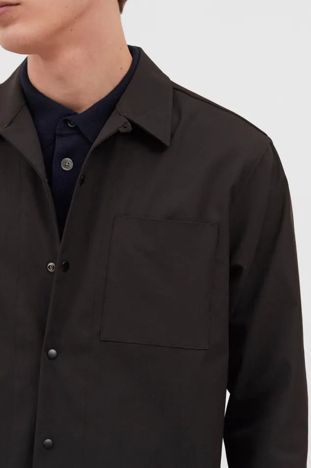 Men Carsten Solotex Twill Shirt LS Black Norse Projects Shirting