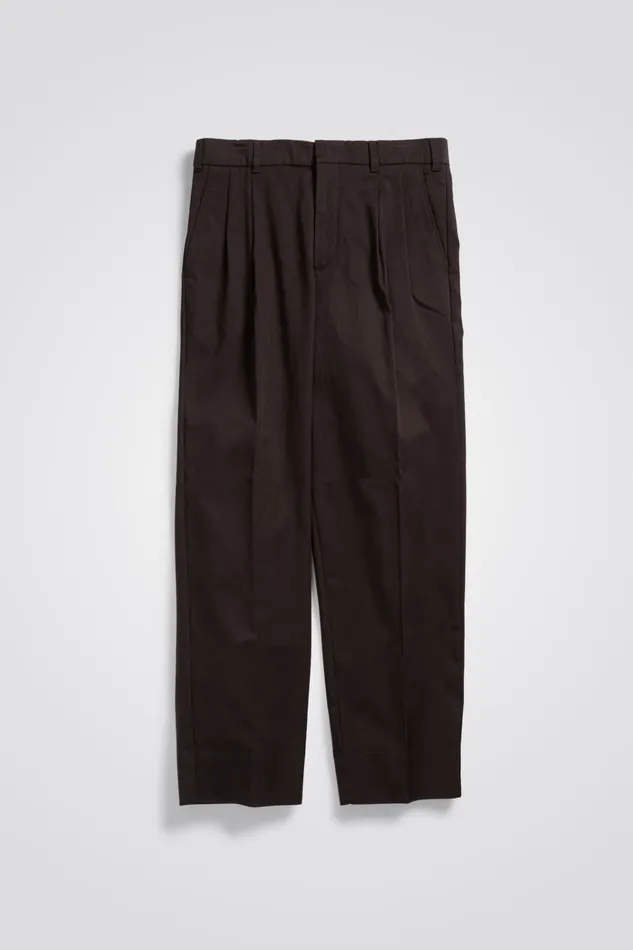 Men Christopher Gabardine Trouser Espresso Norse Projects Trousers