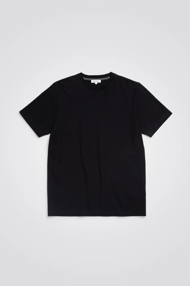 Men Cotton Crpe Tshirt Black Norse Projects TShirts