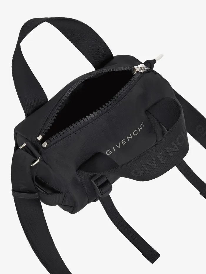 Men Crossbody Bags Givenchy GTrek Roller Bag In Nylon Black