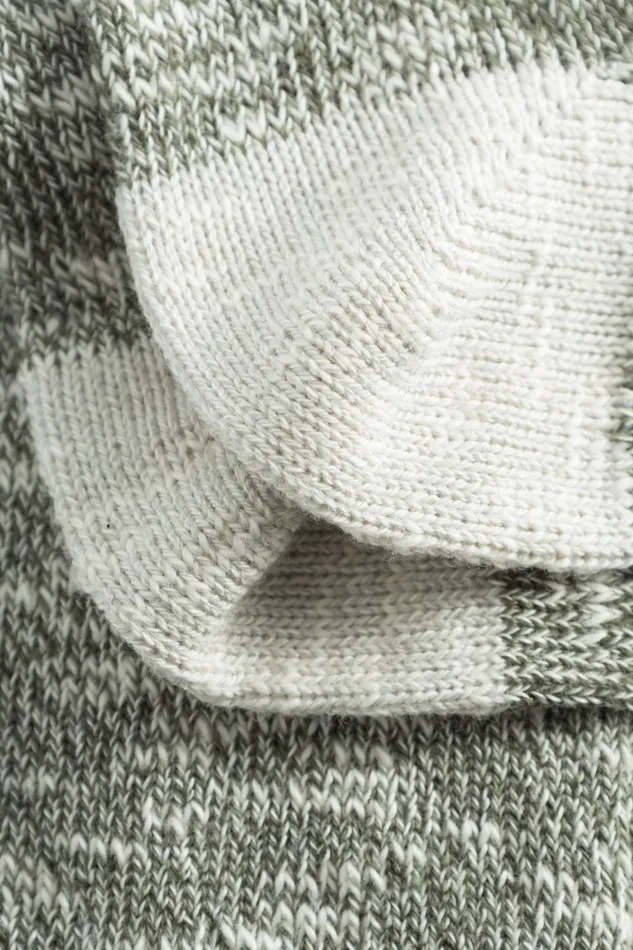 Men Ebbe Slub Sock Sediment Green Norse Projects Accessories