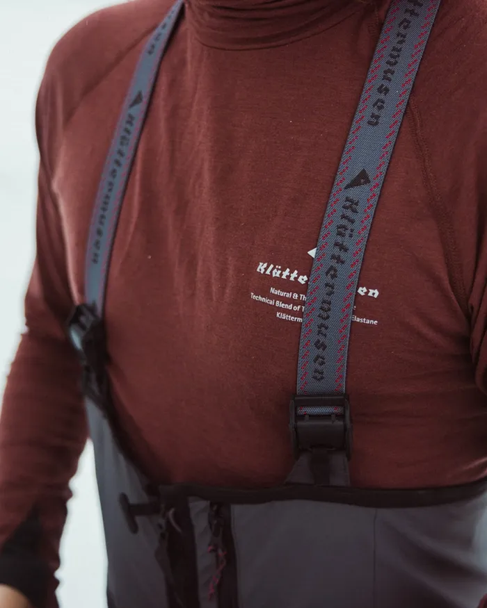 Men Fafne Activity Baselayer Turtleneck Merlot Klttermusen Base Layers