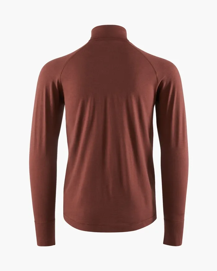 Men Fafne Activity Baselayer Turtleneck Merlot Klttermusen Base Layers