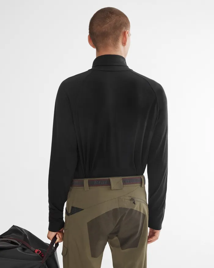 Men Fafne Activity Baselayer Turtleneck Merlot Klttermusen Base Layers