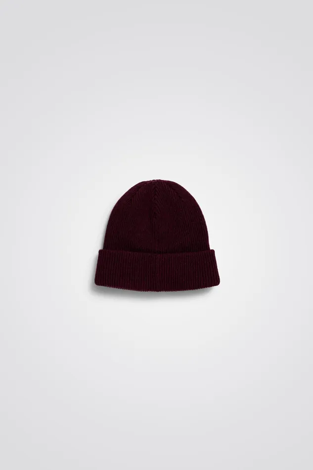 Men Fine Merino Rib Beanie Dark Navy Norse Projects Beanies