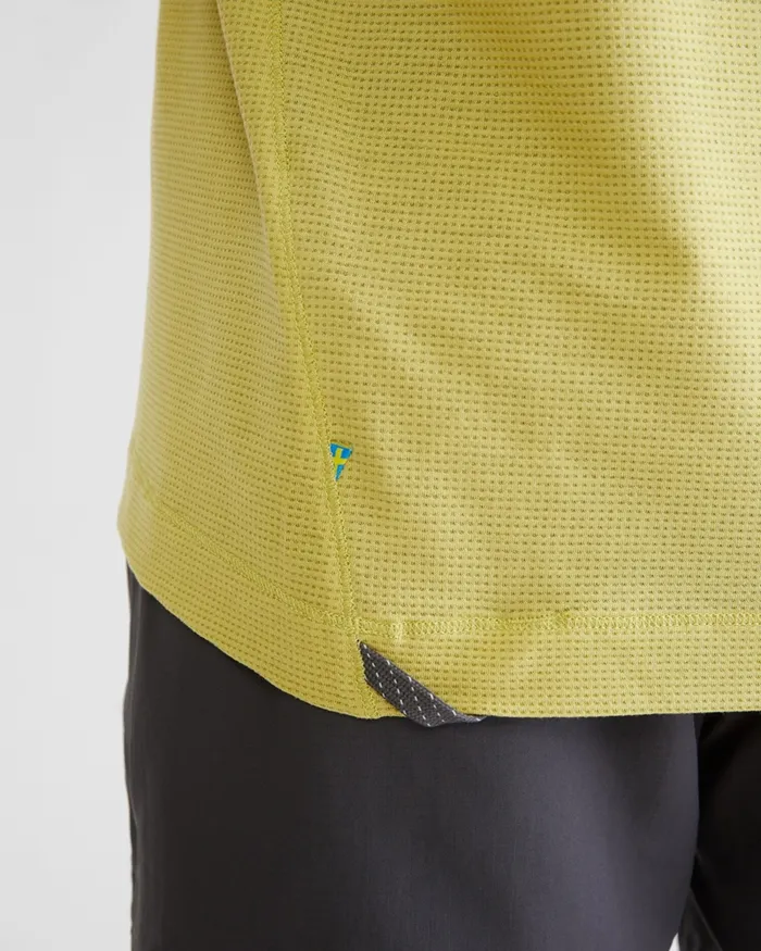 Men Groa Technical Long Sleeve Tee Teal Blue Klttermusen TShirts