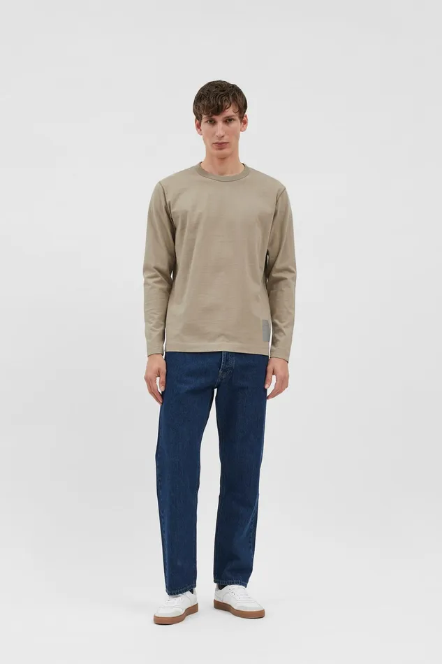 Men Holger Tab Series Reflective LS Sand Norse Projects TShirts