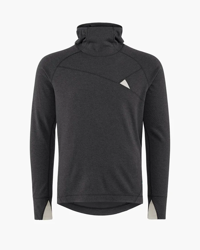 Men Huge Norna Mid Layer Hoodie Ravenwhite Clay Klttermusen Fleeces and Sweaters