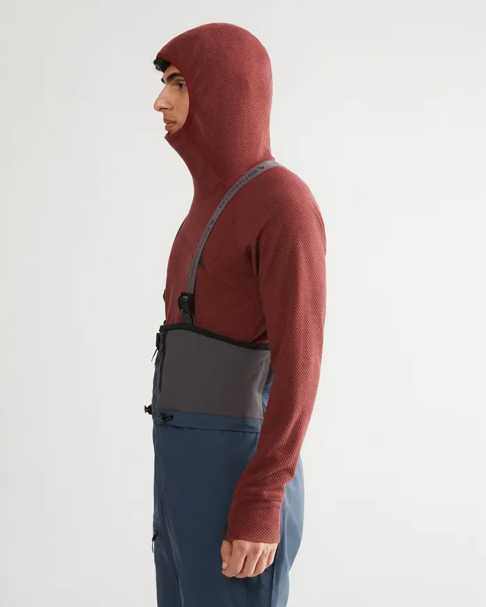 Men Huge Norna Mid Layer Hoodie Ravenwhite Clay Klttermusen Fleeces and Sweaters