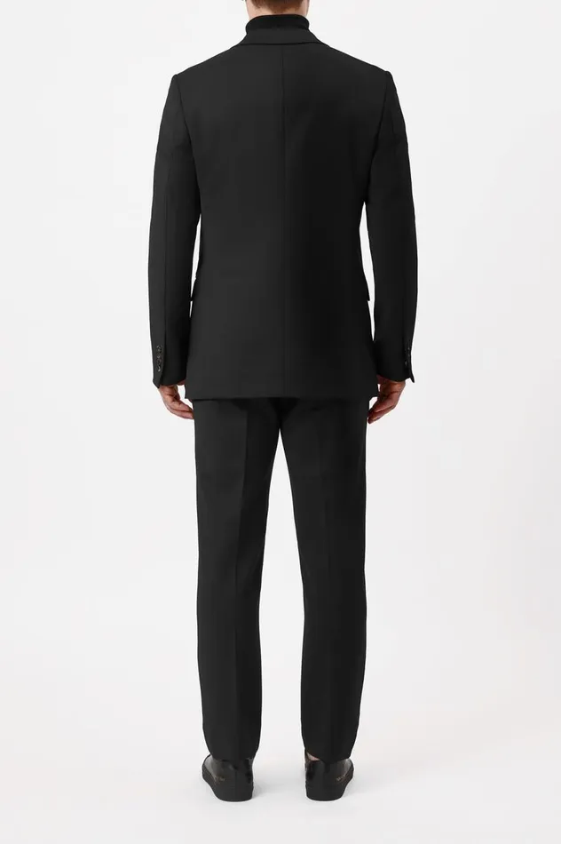 Men Jackets and Outerwear Gabriela Hearst Irving Jacket In Black Sportwear Wool