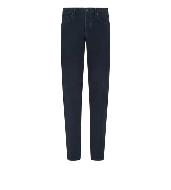 Men Jeans Tom Ford Moleskin Slim Fit Denim