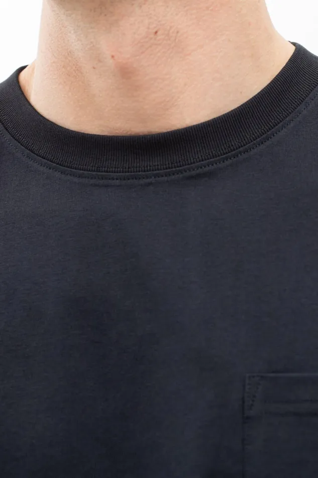 Men Johannes Standard Pocket SS Black Norse Projects TShirts