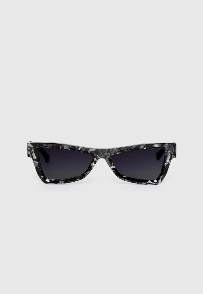 Men Manire De Voir Corsica Sunglasses Black Marble