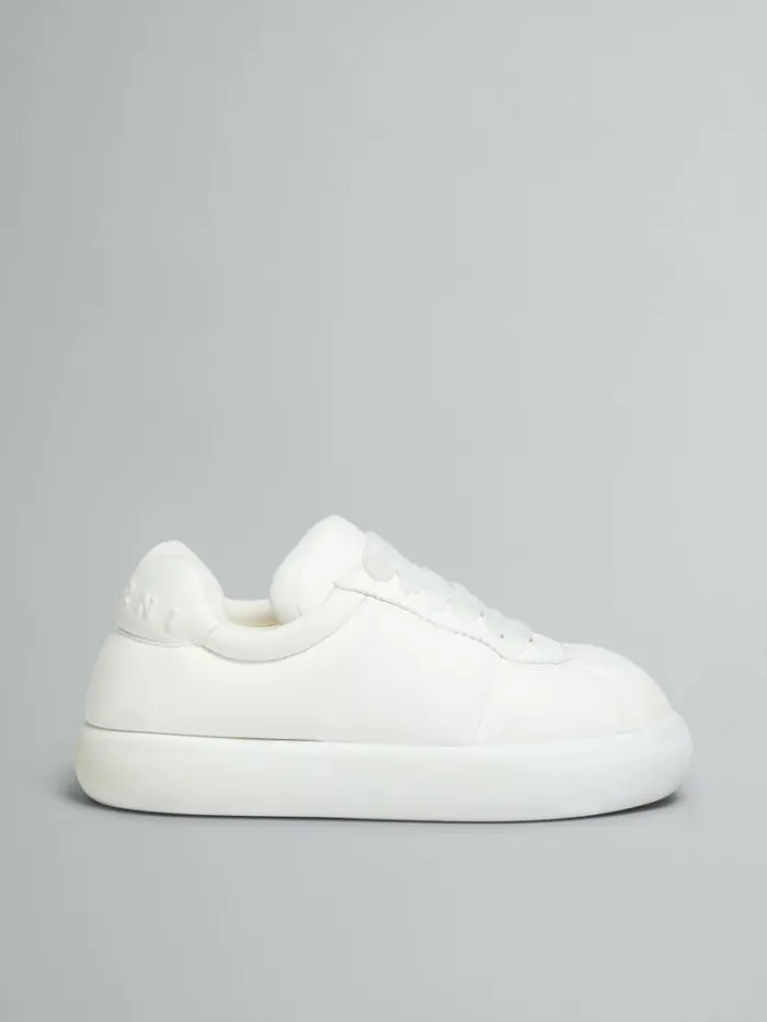 Men Marni Sneakers White Leather Bigfoot 20 Sneaker