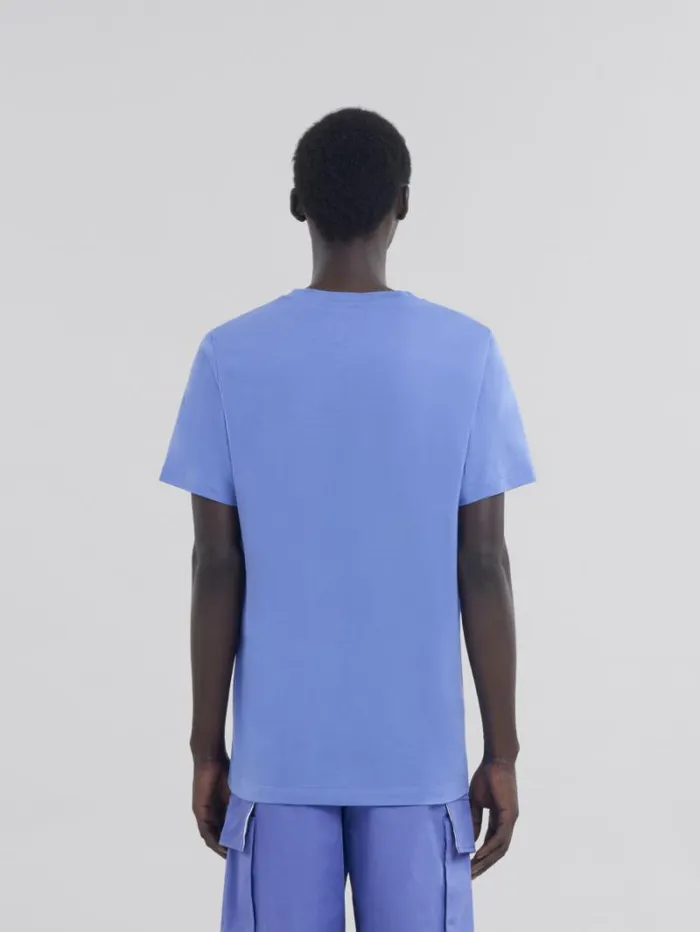 Men Marni Tops and Tshirts Indigo Crew Neck TShirt