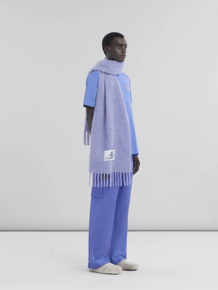 Men Marni Tops and Tshirts Indigo Crew Neck TShirt