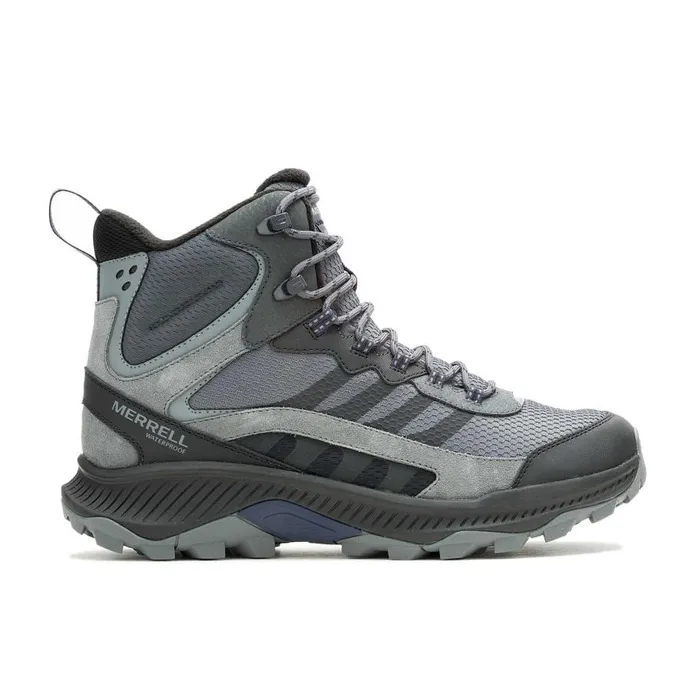 Men Merrell Boots Speed Strike 2 Thermo Mid Waterproof Rock