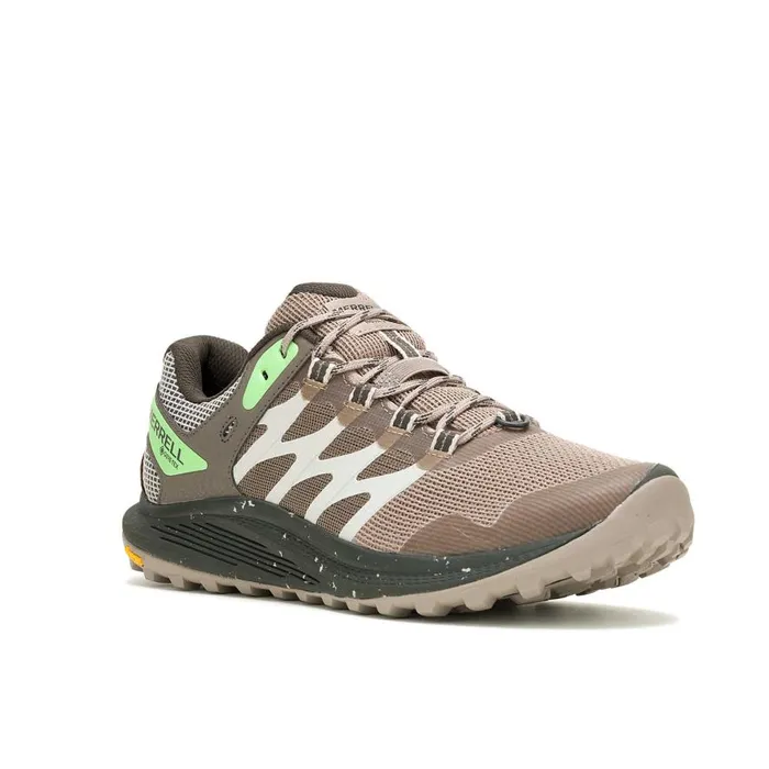 Men Merrell Shoes Nova 3 GORETEX Stone Men Merrell Shoes Nova 3 GORETEX Stone