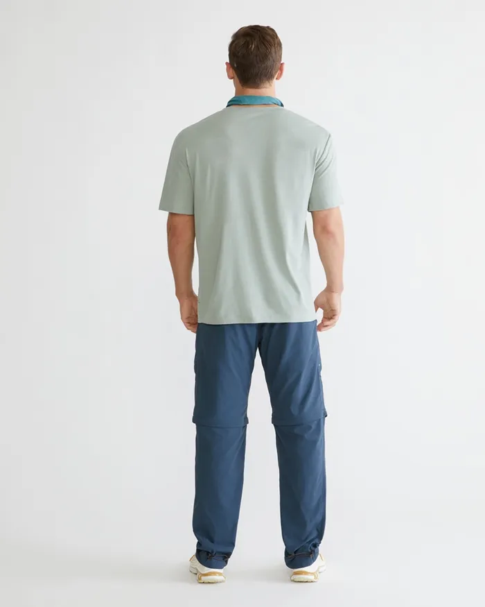 Men Narfi Short Sleeve Tee Fluorite Grey Klttermusen TShirts