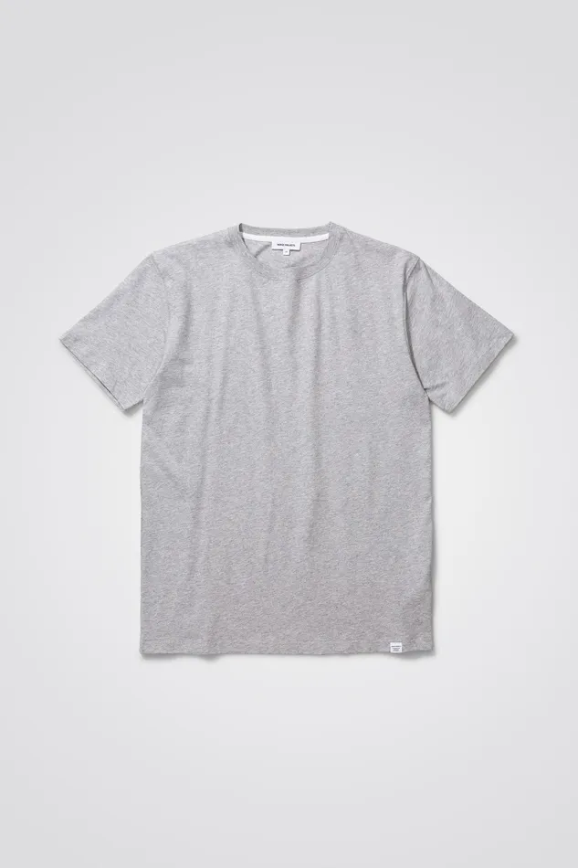 Men Niels Standard Tshirt Light Grey Melange Norse Projects TShirts