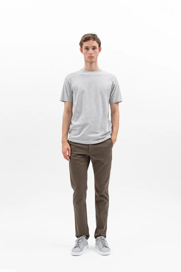 Men Niels Standard Tshirt Light Grey Melange Norse Projects TShirts