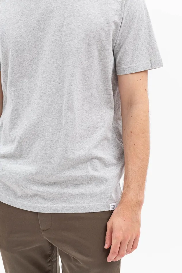 Men Niels Standard Tshirt Light Grey Melange Norse Projects TShirts