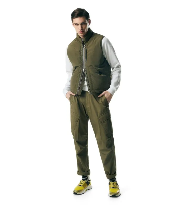 Men Outerwear Tom Ford Micro Ottoman Quilted Lined Gilet Elm Men Outerwear Tom Ford Micro Ottoman Quilted Lined Gilet Elm