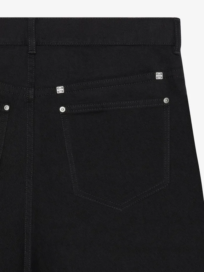 Men Pants and Shorts Givenchy Loose Fit Cargo Pants In Denim Black Men Pants and Shorts Givenchy Loose Fit Cargo Pants In Denim Black