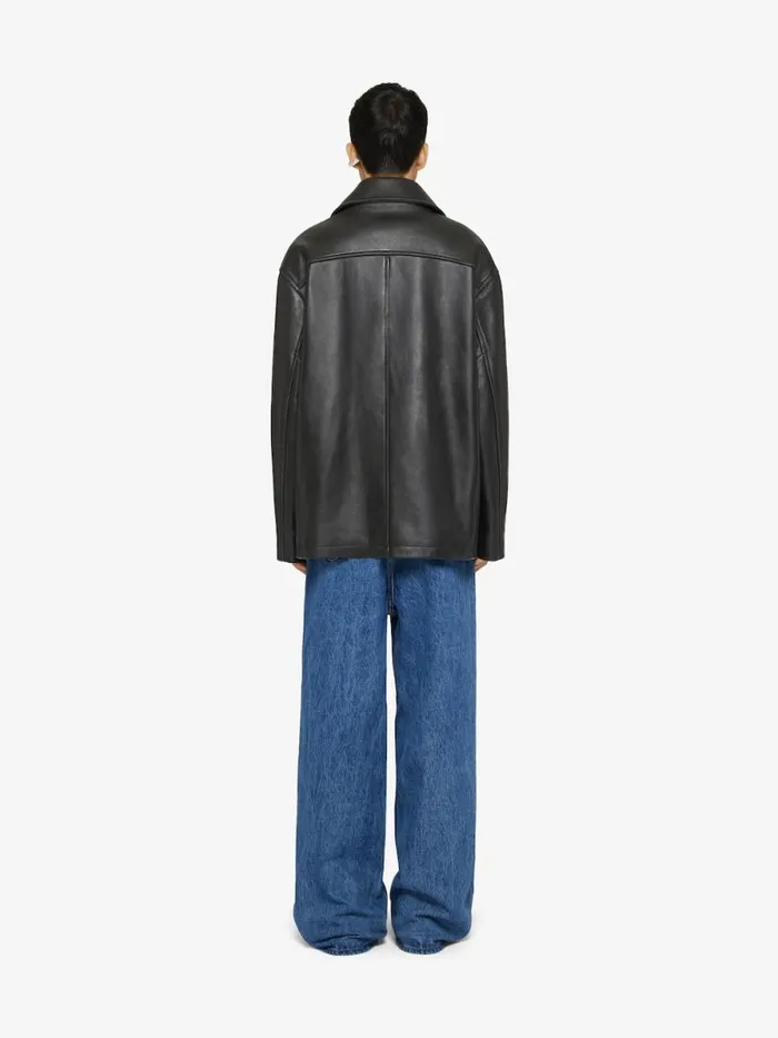 Men Pants and Shorts Givenchy Low Crotch Wide Jeans In Marble Denim Indigo Blue
