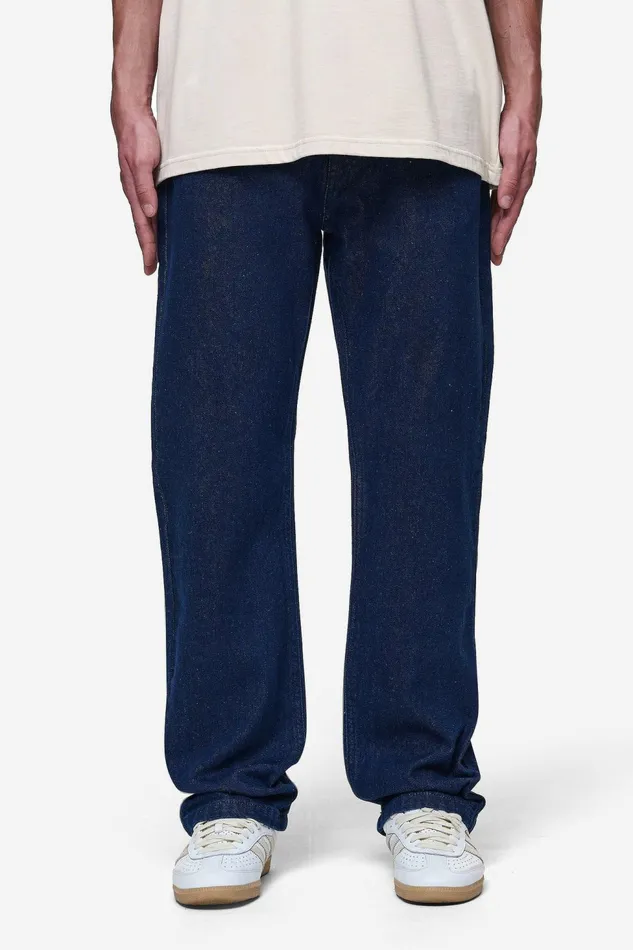 Men Pegador Basic Bottoms Baures Straight Jeans Raw Blue